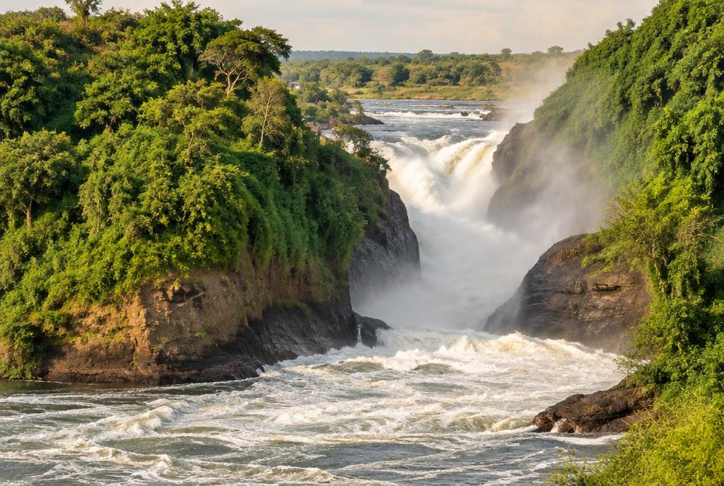 Las cataratas Murchison del Nilo